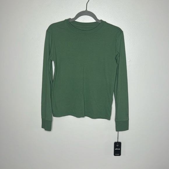 NWT allbirds Cotton Long Sleeve Tee Hazy Cargo - NWT - Picture 2 of 10